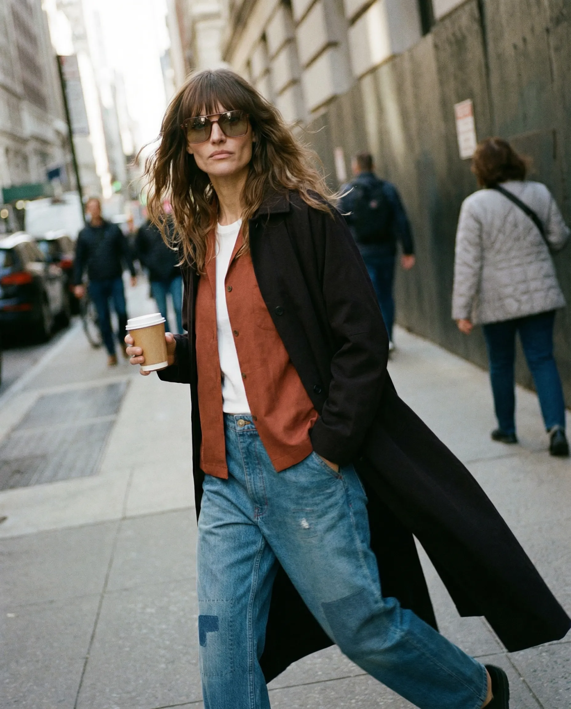 Editorial — layered look